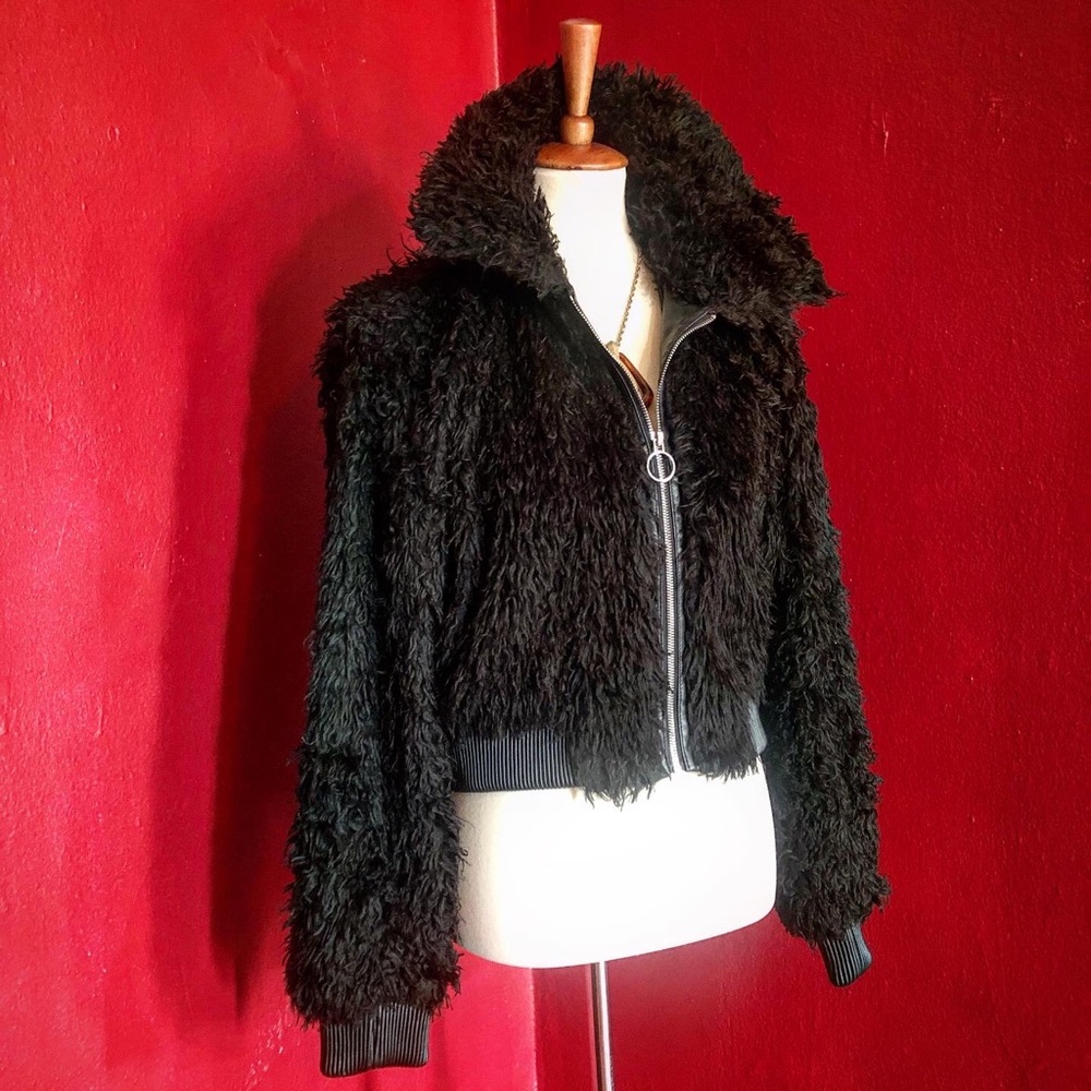 Marla Singer furry jacket